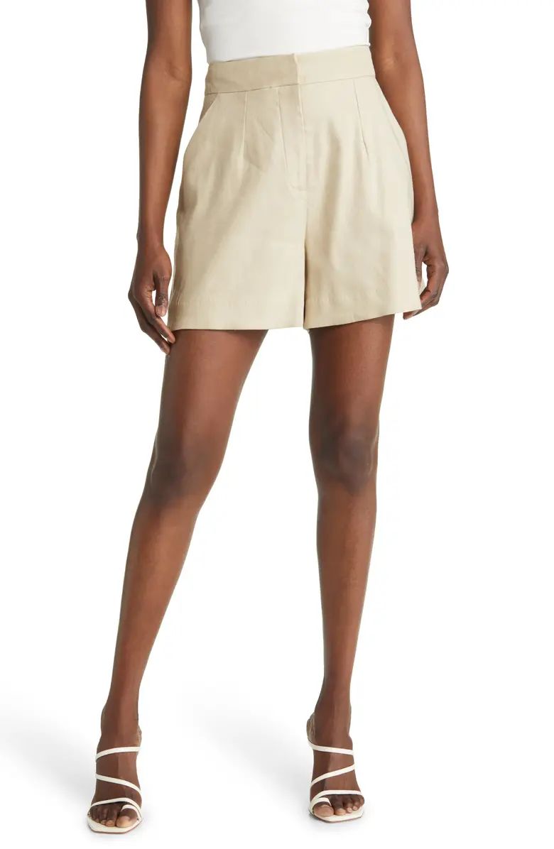 WAYF With Love Linen Blend Shorts | Nordstrom | Nordstrom