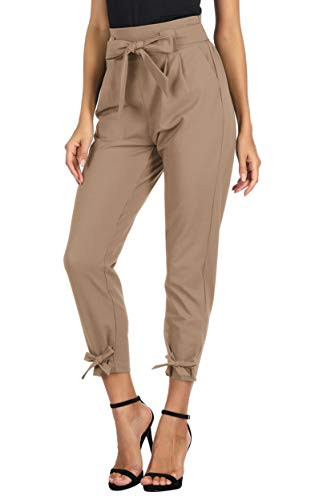 GRACE KARIN Womens Casual High Waist Pencil Pants with Bow-Knot Pockets for Work | Amazon (US)