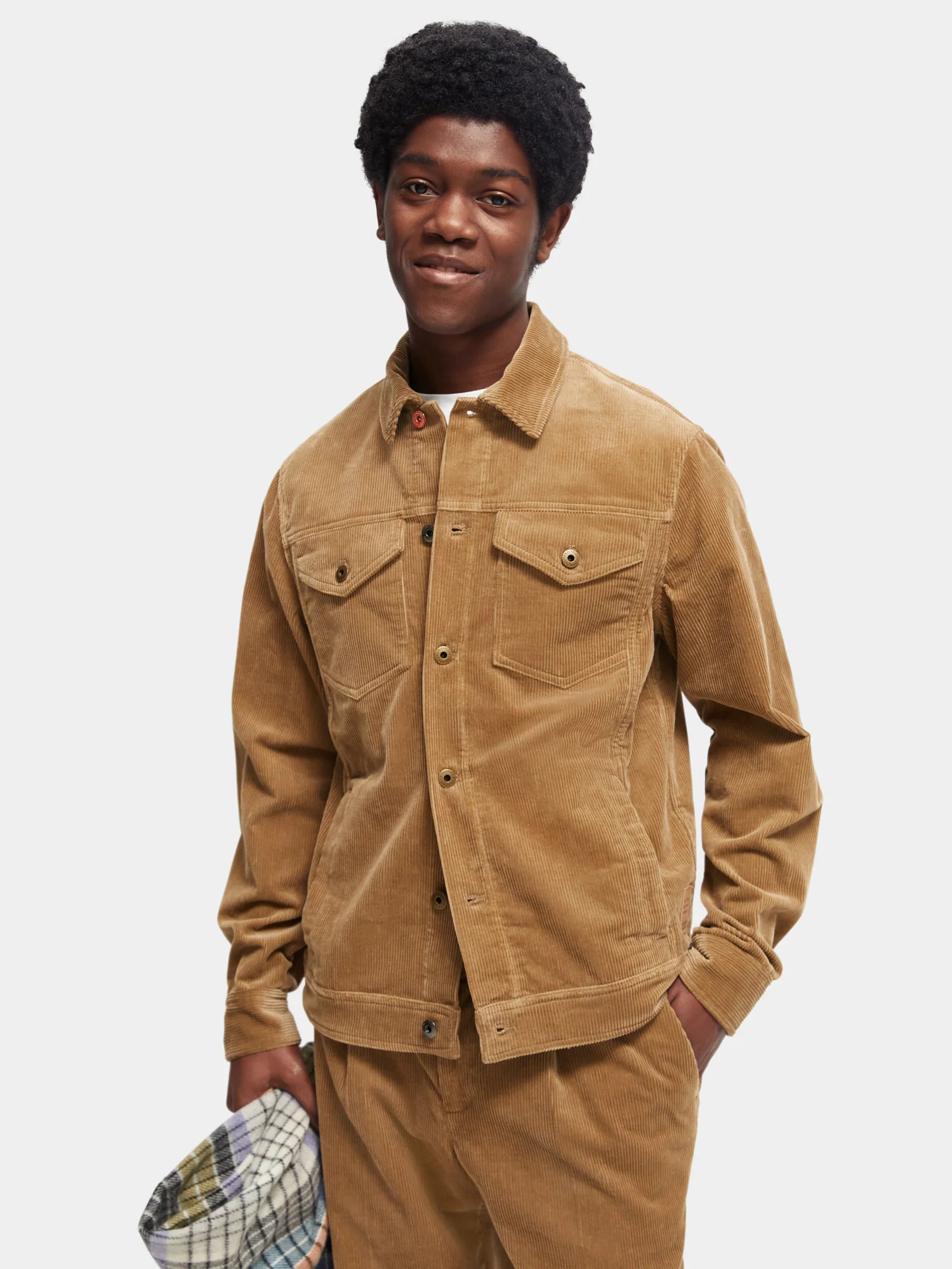 Corduroy trucker jacket | Scotch and Soda (AU)