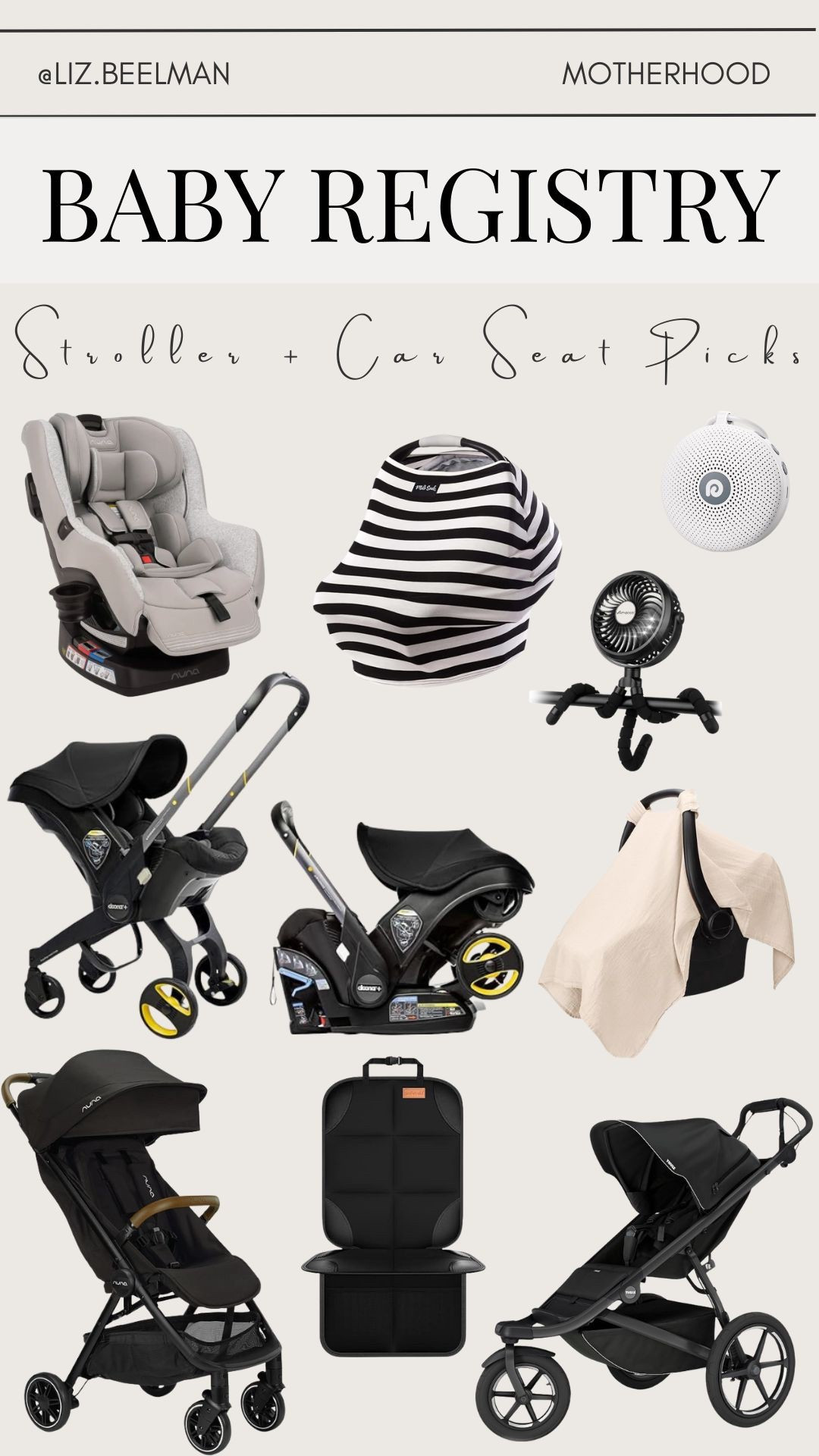 BABY REGISTRY: Stroller + Car Seat Picks 