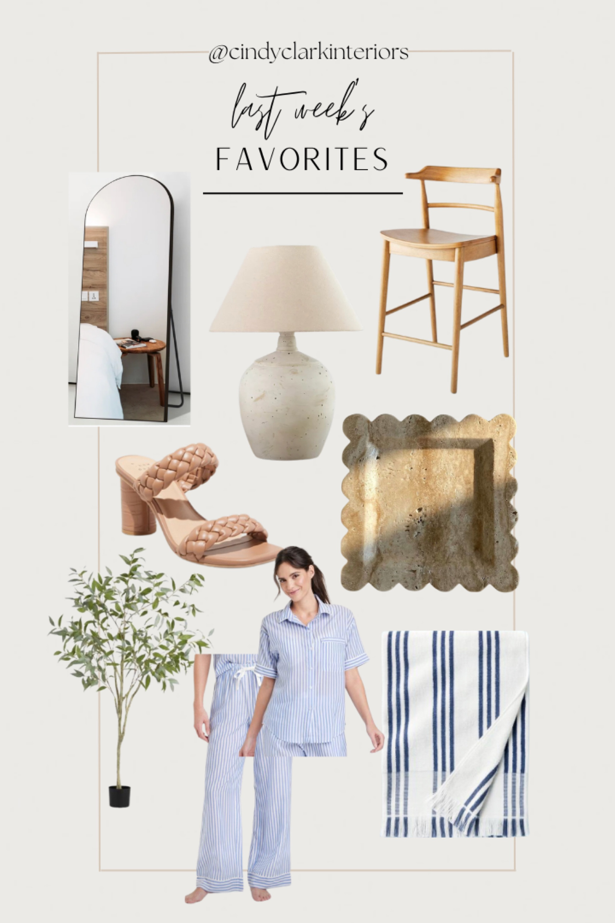 All of last week’s favorites in one place!

Counter stool, mirror, dish, beach towel, pajamas, tree, lamp, sandals

#LTKFind #LTKhome