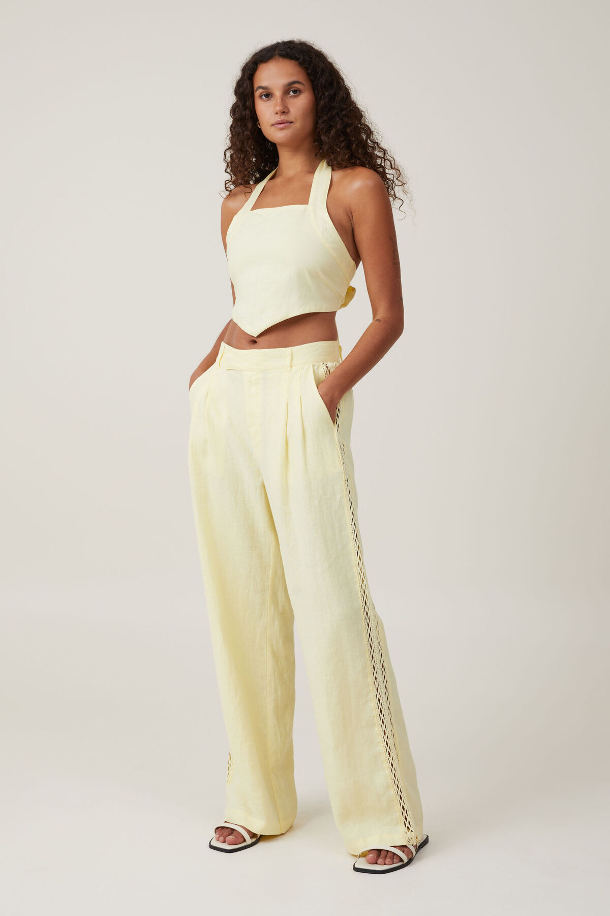 Frankie Linen Slouchy Pant | Cotton On (ANZ)