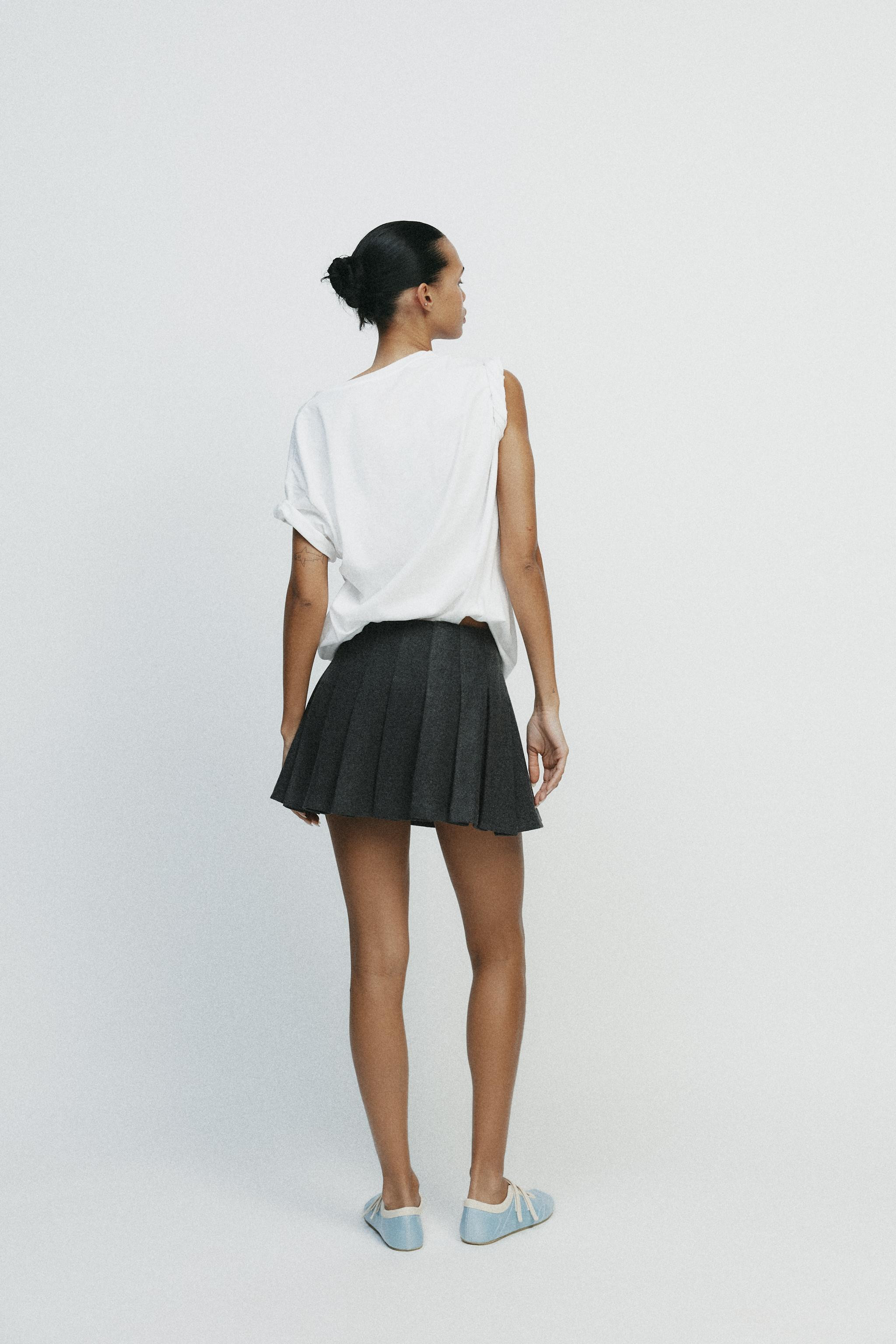 PLEATED MINI SKIRT | Zara US