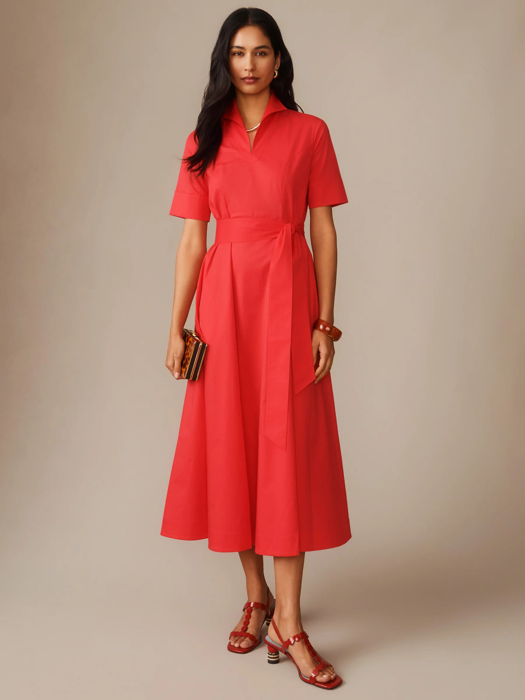 Hibiscus Solid Lily Dress | Women's Dresses | J.McLaughlin | J.McLaughlin