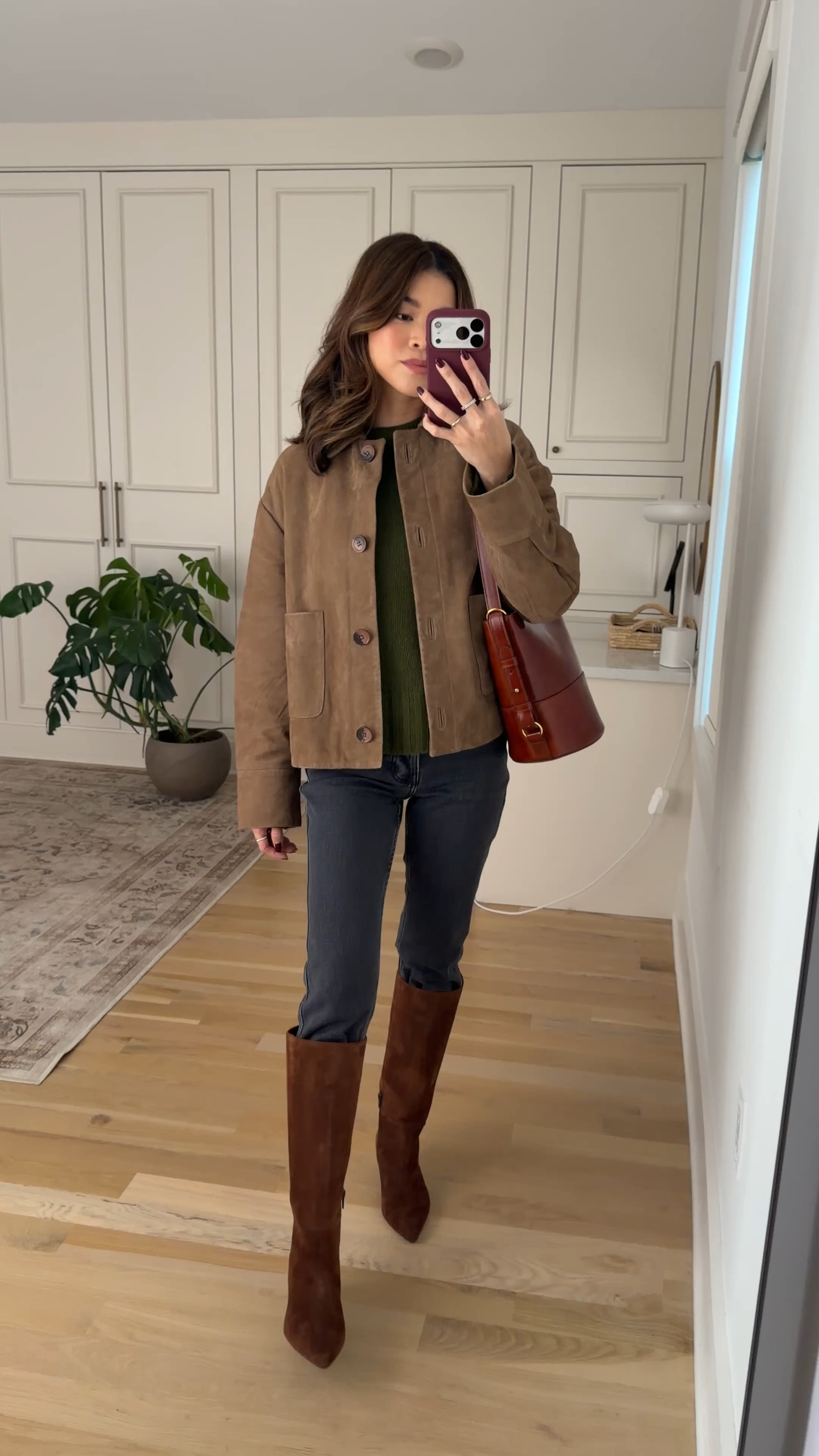 Sizing info: sweater size XS, Pants size 2, jacket size 2!  petite fashion, get dressed with me, outfit inspiration, ootd, nashville outfit, Nashville influencer, petite style, vacation style, casual outfits, mom style, petite pants, winter dress, winter outfit, winter pants, winter outfit inpso, winter outfit idea, winter top, winter style, winter sweater, cozy sweater, cold weather sweater, cold weather outfit, winter bag, winter purse, sezane pants, jeans, denim, sezane denim, black denim, winter jacket, winter coat, warm coat, sezane jacket, sezane 

 

#LTKHoliday #LTKSeasonal #LTKPetite