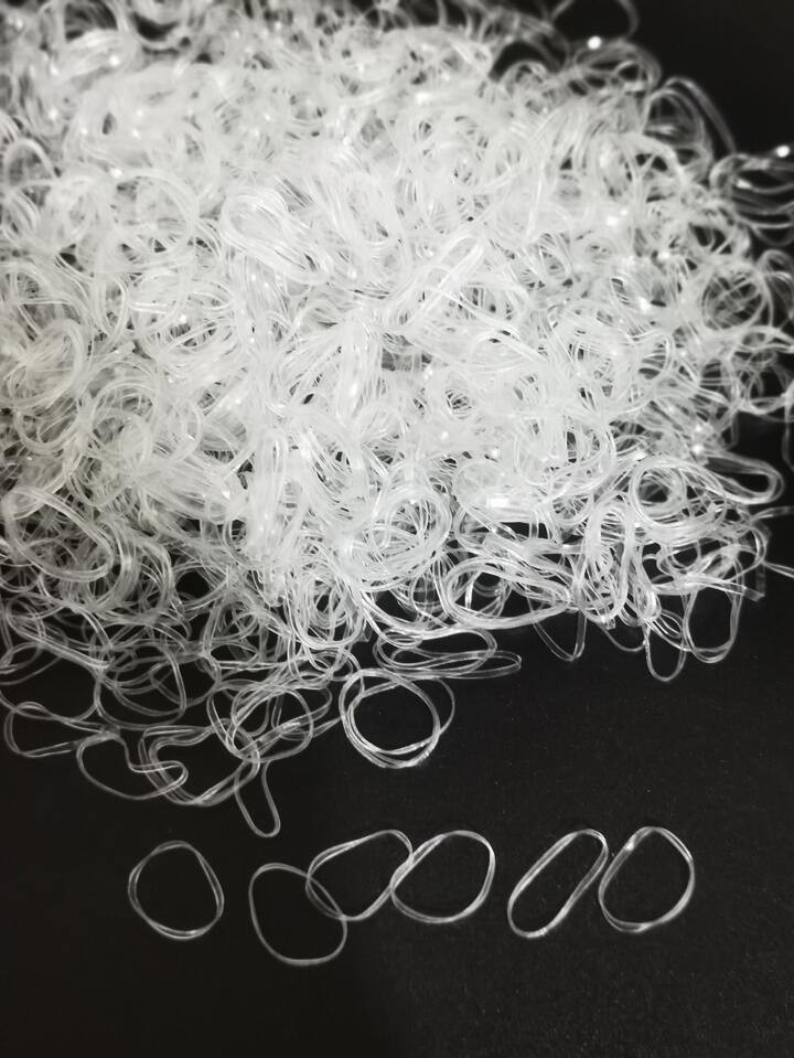 1000pcs Transparen Elastic Hair Bands Teenitor Multi Color Hair Holder Hair Tie Elastic Rubber Ba... | SHEIN