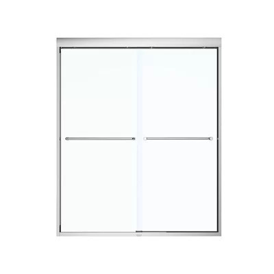 Kameleon 55" x 71" Double Sliding Semi-Frameless Shower Door | Wayfair North America