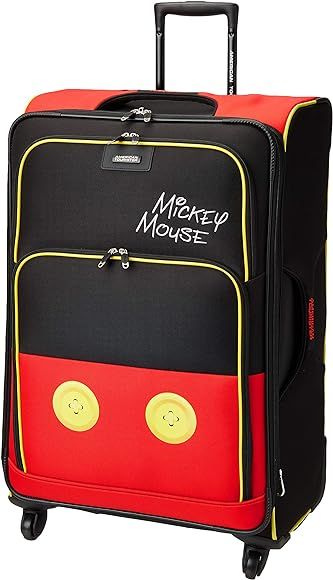 American Tourister Disney Softside Luggage with Spinner Wheels, Mickey Mouse Pants, Checked-Large... | Amazon (US)