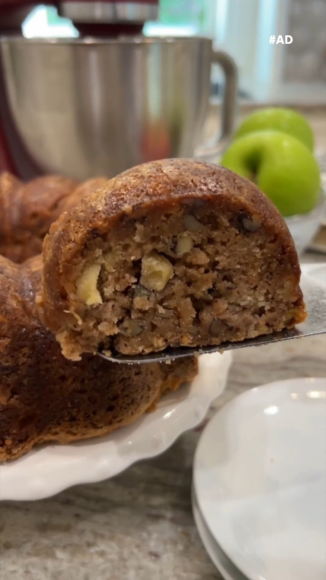 #ad Fresh Apple Cake 🍏 A generational family recipe, now made with the newest generation of KitchenAid® Stand Mixers!

@KitchenAidUSA has been part of our family’s kitchens for as long as I can remember. Great Aunt Ruthie used one, my GranGran used one, my mom still uses hers, and I’ve used mine for years. Now I’m making this classic family favorite with their newest edition, complete with Precision Speed Control and a bowl LED light for precise, easy mixing!

Unbelievably moist and loaded with spices, chunks of tart Granny Smith apples, sweet coconut and crunchy nuts, this is the champion of apple cake recipes. It tastes just like an apple crisp with a tender and fluffy interior. It's the perfect autumn dessert!

https://on.ltk.com/+YwBkTF7LVjYm_sUvztnIow

#applecake #targetpartner #KitchenAidAmbassador @Target @ltk