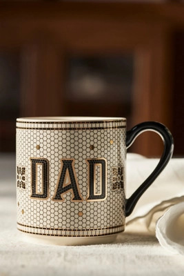 By Anthropologie Bistro Tile Name Mug | Anthropologie (UK)