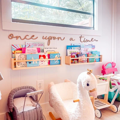 Once Upon a Time Cutout Kids Bedroom Decor Nursery Wall - Etsy | Etsy (US)