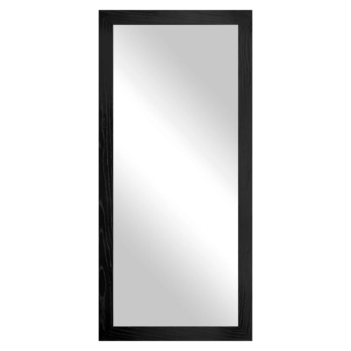 Gracie Oaks Ozark Hardwood Floor Mirror Red Oak | Wayfair North America