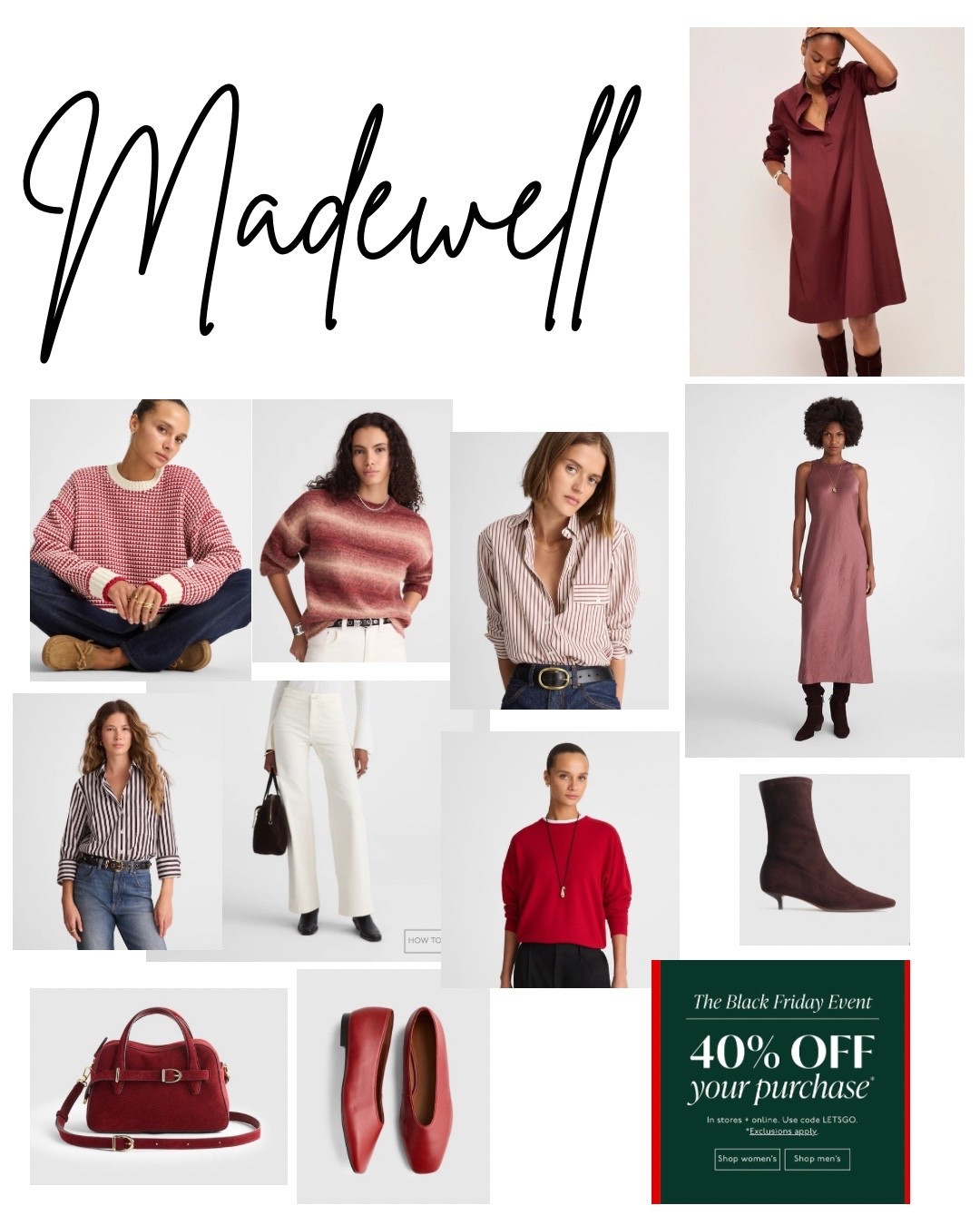 Black Friday came early this year! 🎉 Snag 40% off most items at @Madewell with code LETSGO. So many gorgeous pieces for the holidays and beyond!

#LTKSaleAlert #LTKHoliday #LTKCyberWeek
