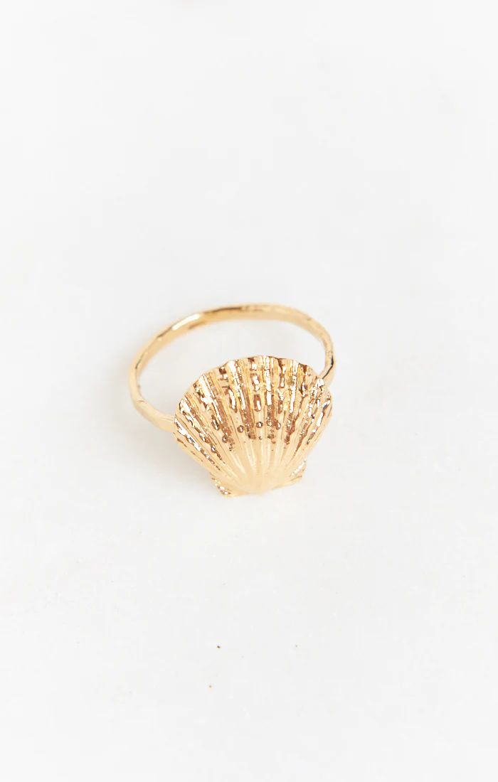 Ki.ele Jewelry Golden Sunrise Shell Ring | Show Me Your Mumu