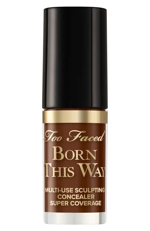 Too Faced Travel Size Born This Way Super Coverage Multi-Use Longwear Concealer in Cocoa at Nordstrom, Size 0.06 Oz | Nordstrom