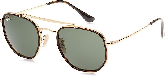 Ray-Ban Rb3648m The Marshal Ii Hexagonal Sunglasses | Amazon (US)