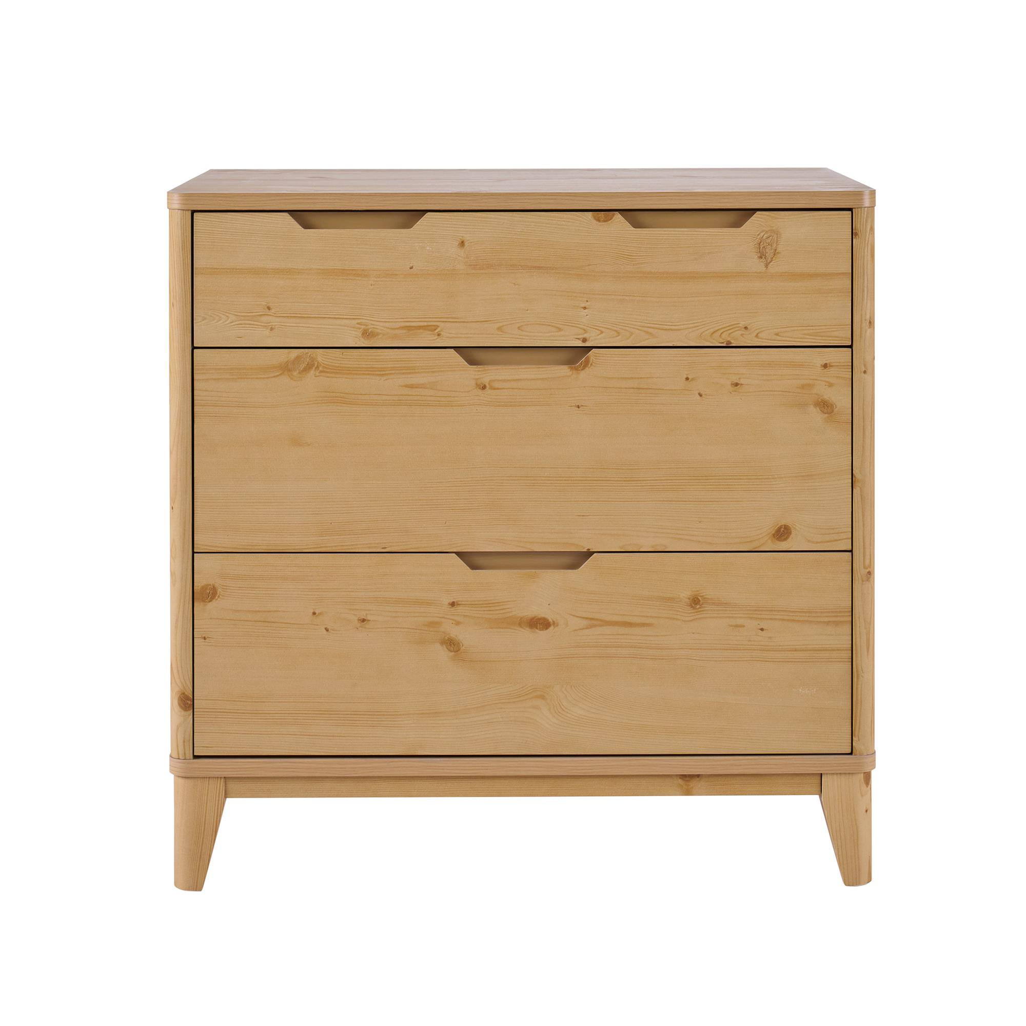 Better Homes & Gardens Leighton 3 Drawer Dresser, Natural | Walmart (US)
