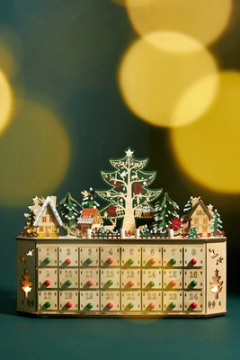 Annie Howe Tannenbaum Light-Up Advent Calendar | Anthropologie (US)