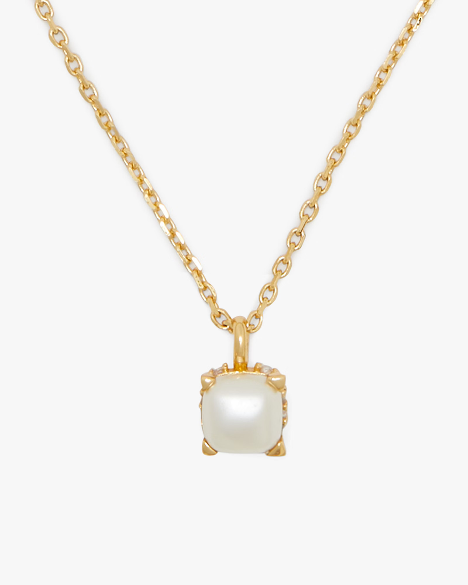 Little Luxuries 6mm Square Pendant | Kate Spade (US)