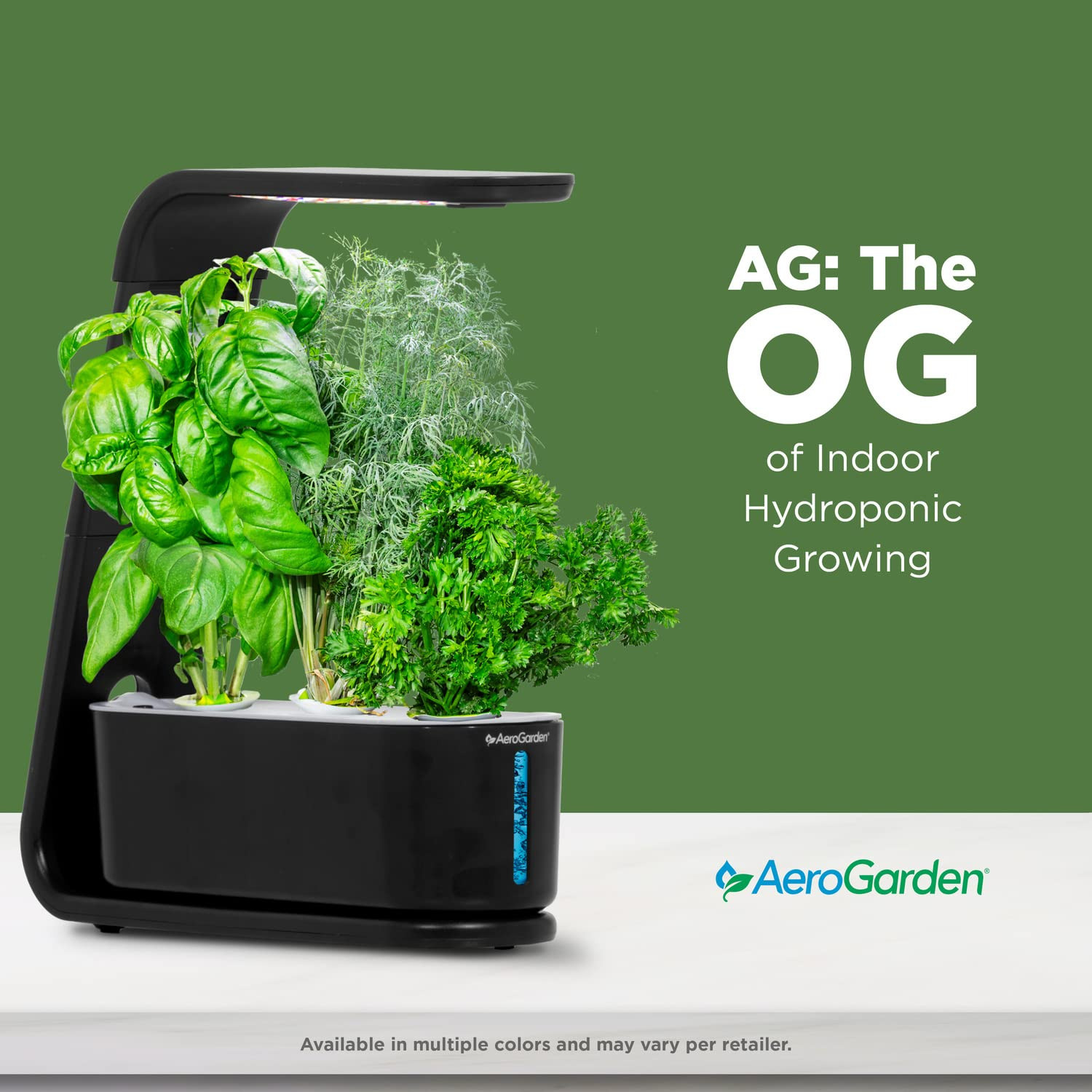 AeroGarden Sprout with Gourmet Herbs Seed Pod Kit - Hydroponic Indoor Garden, Black | Amazon (US)