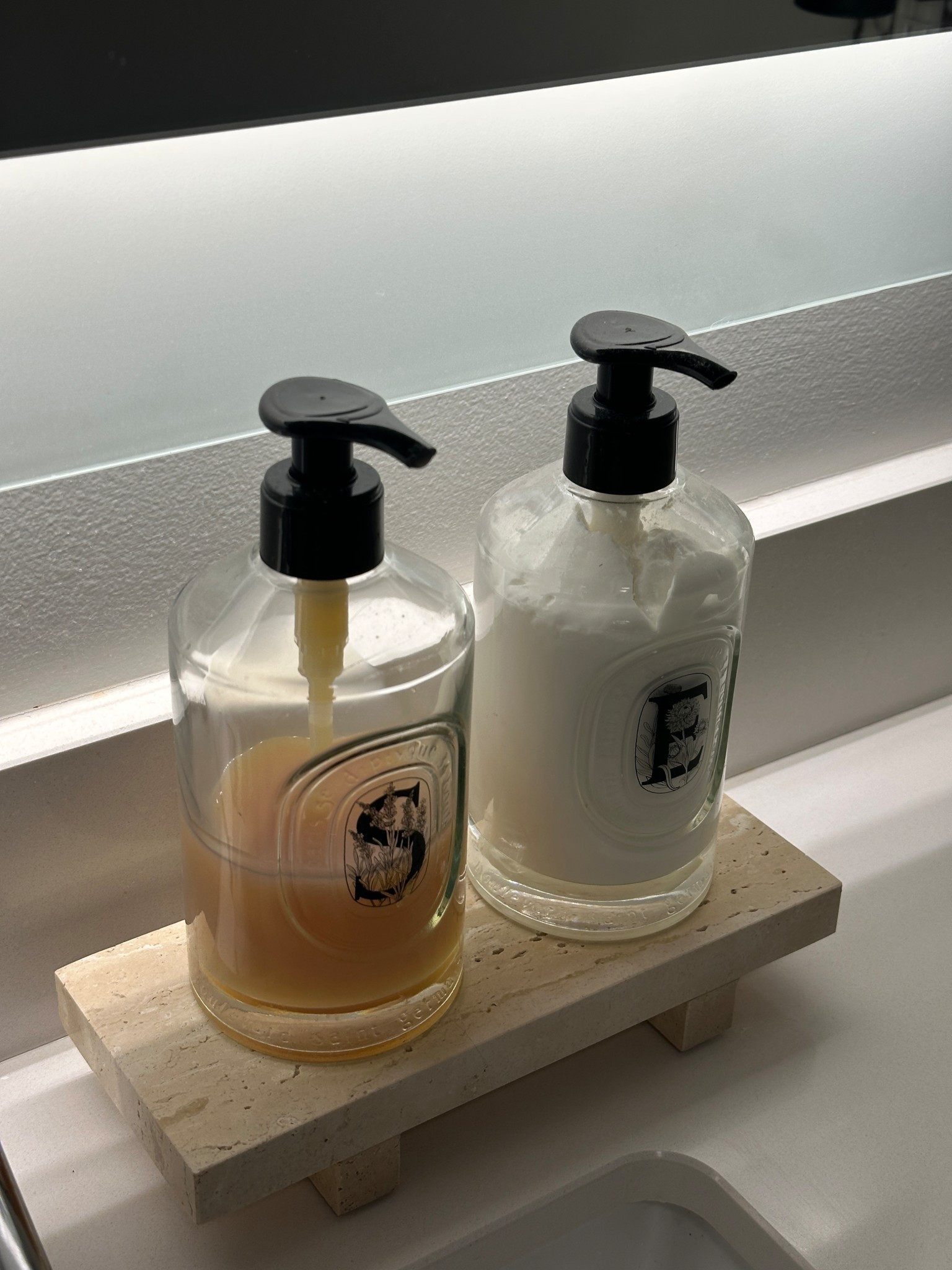 This travertine tray from Amazon is so good!!! 

#LTKHome