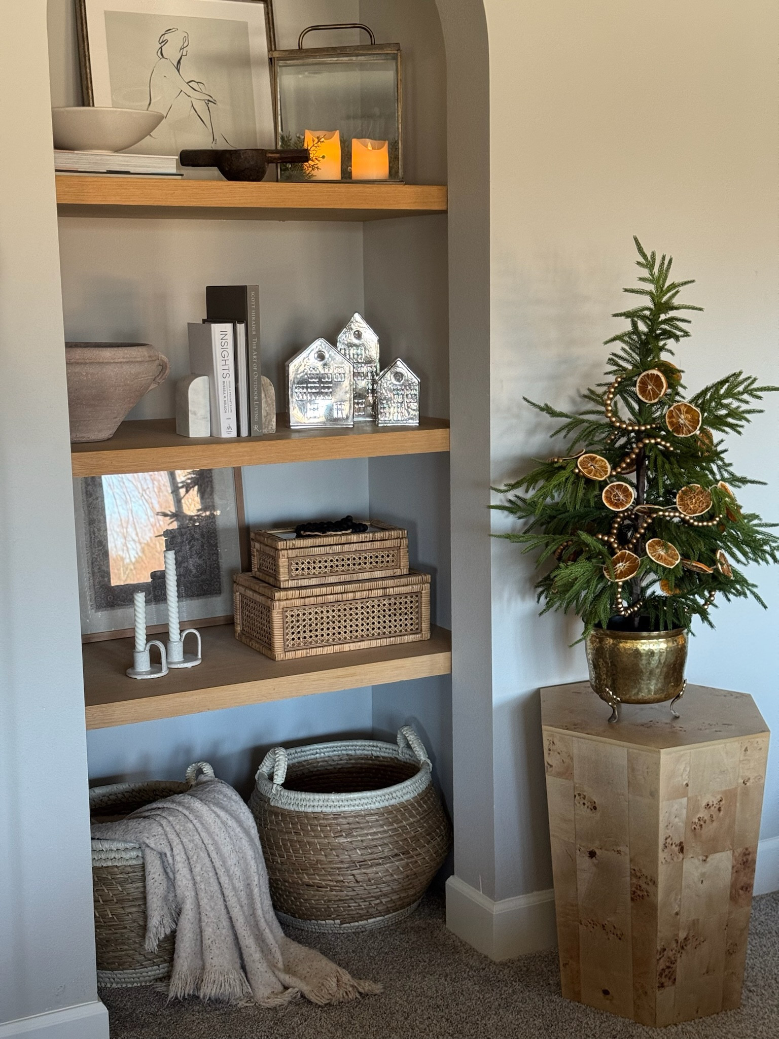 Basement shelf styling! I don’t share this space too often, but this little corner is too cute to not share! 

#LTKHome #LTKStyleTip