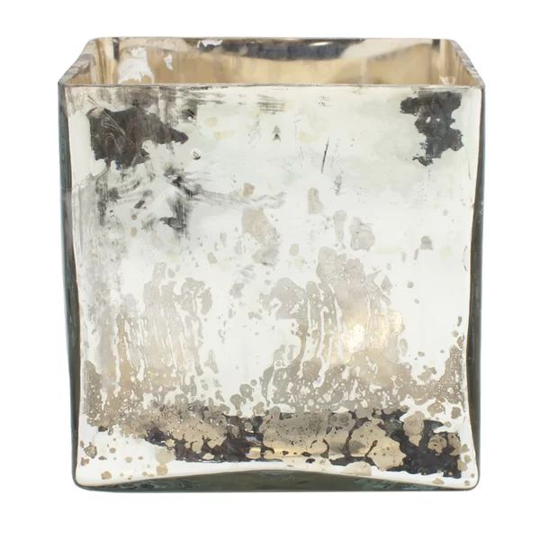 Elderen Mercury Glass Cube Vase | Wayfair North America