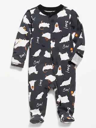 Matching Unisex 2-Way-Zip Sleep & Play Footed One-Piece for Baby | Old Navy (CA)