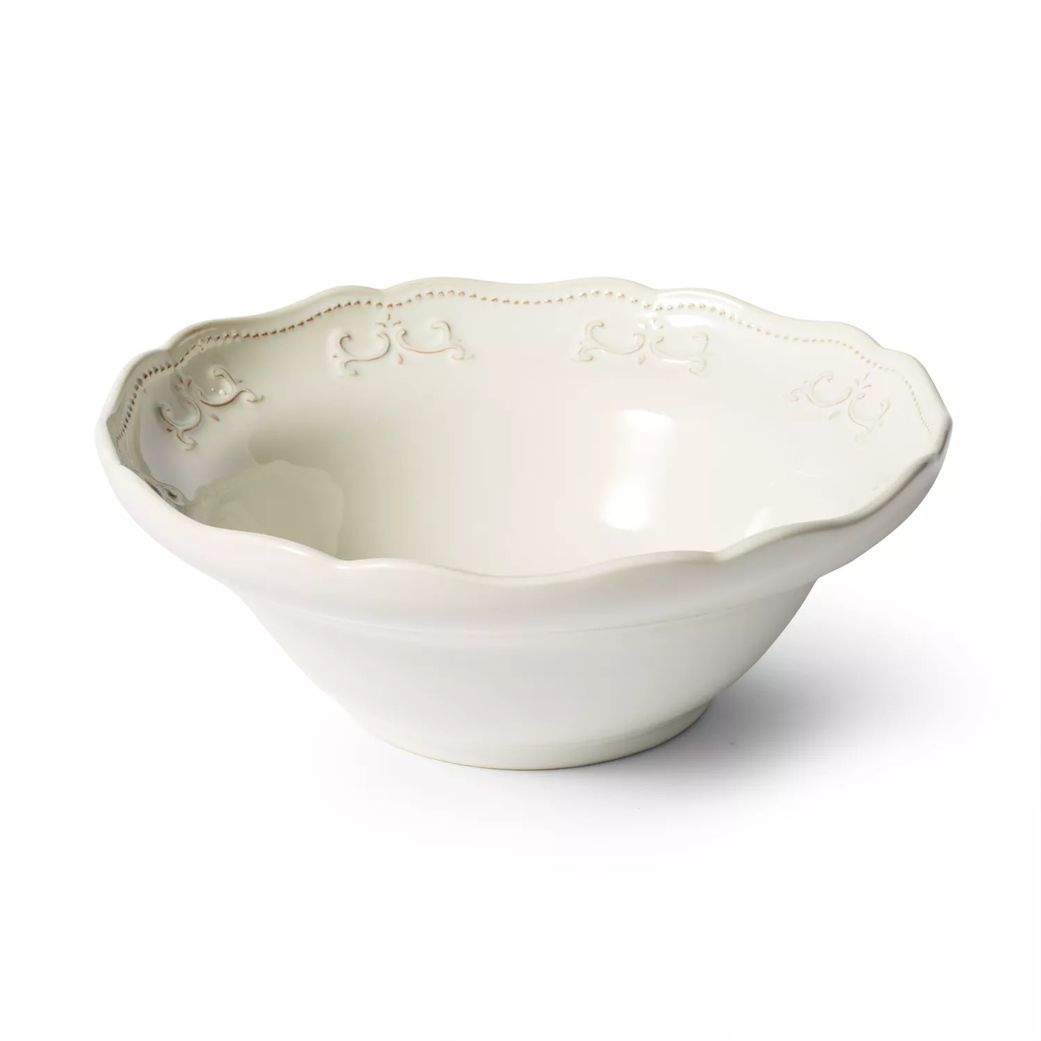 Sur La Table Pearl Scalloped Serving Bowl | Sur La Table