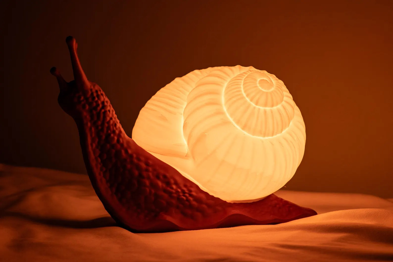 Snail Lamp Night Light, Multicolor Light USB, Cozy Ambient Organic Design | Etsy (Global)