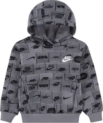 Kids' Logo Print Fleece Hoodie | Nordstrom