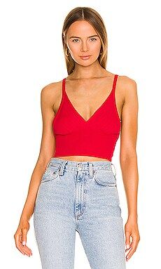 MORE TO COME Victoria Cami Bra Top in Red from Revolve.com | Revolve Clothing (Global)
