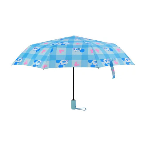 Disney Mickey Mouse Adult Rain Umbrella 39"" Automatic Folding, Compact & Travel-Friendly in Blue at Nordstrom | Nordstrom