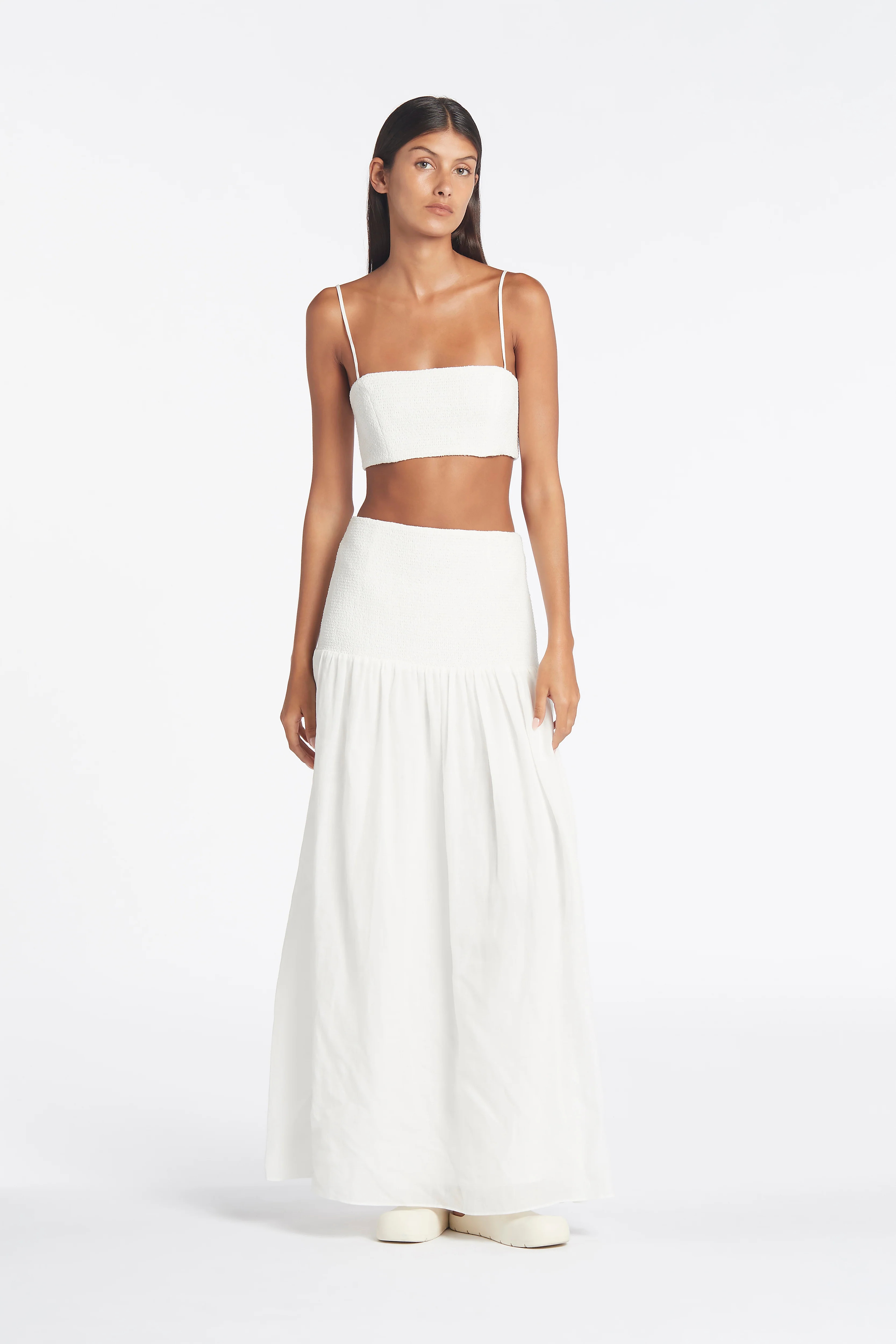 DIANA SMOCKED MAXI SKIRT | SIR The Label 
