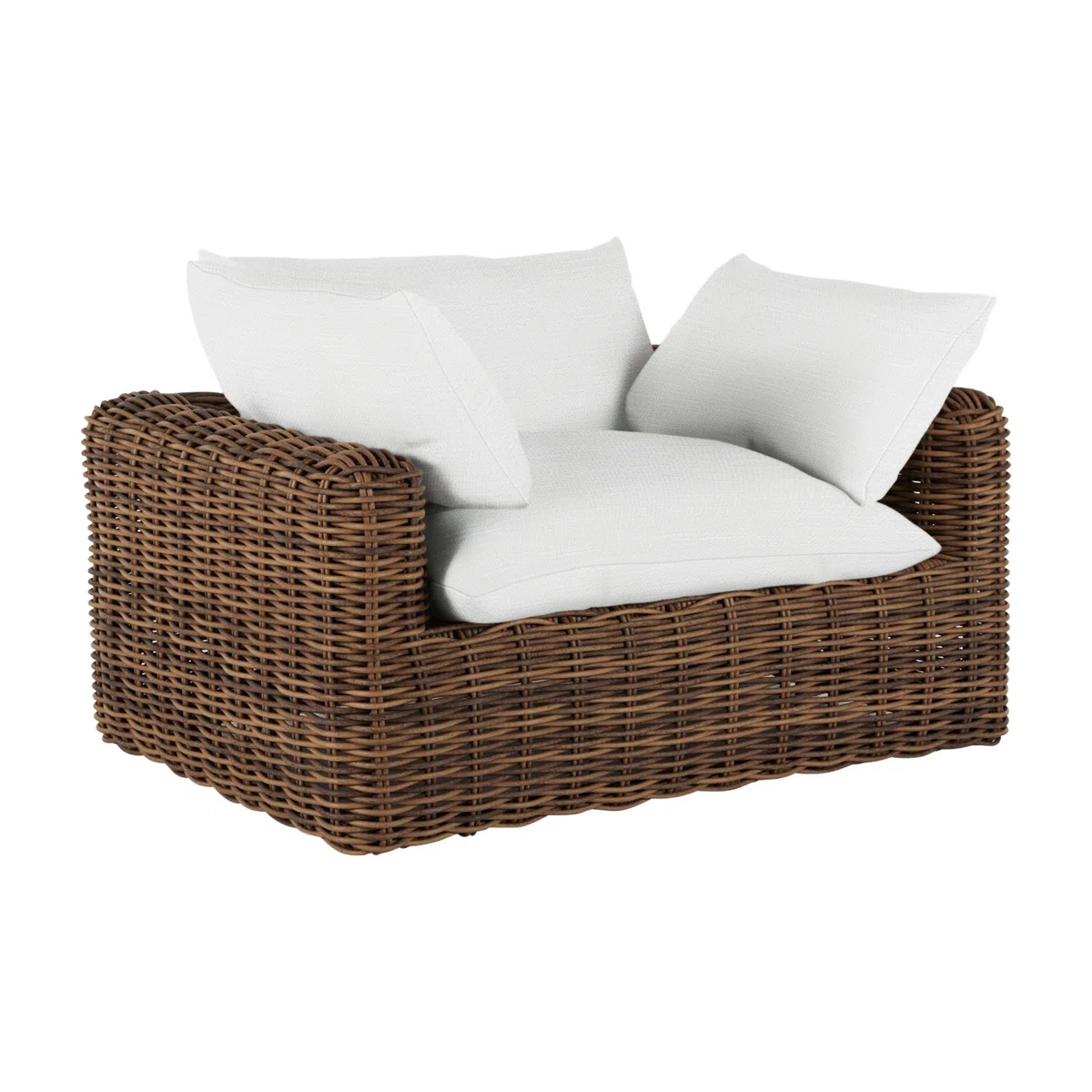 Montecito Woven Lounge - Raffia | Wayfair North America