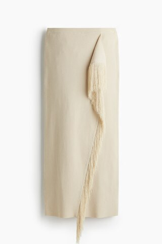 Fringe-trimmed skirt | H&M (UK, MY, IN, SG, PH, TW, HK)
