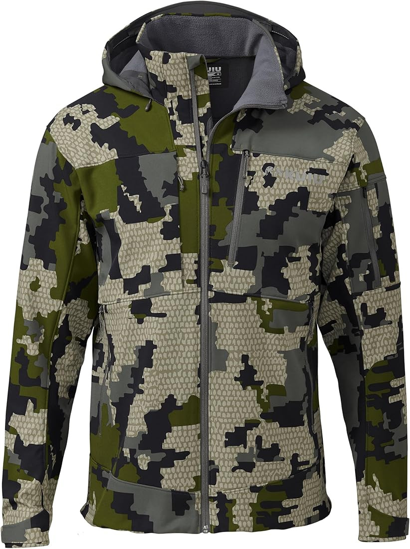 KUIU Guide PRO Hooded Jacket - Wind Resistant, Water Repellent, & Soft-Shell Hunting Jacket | Amazon (US)