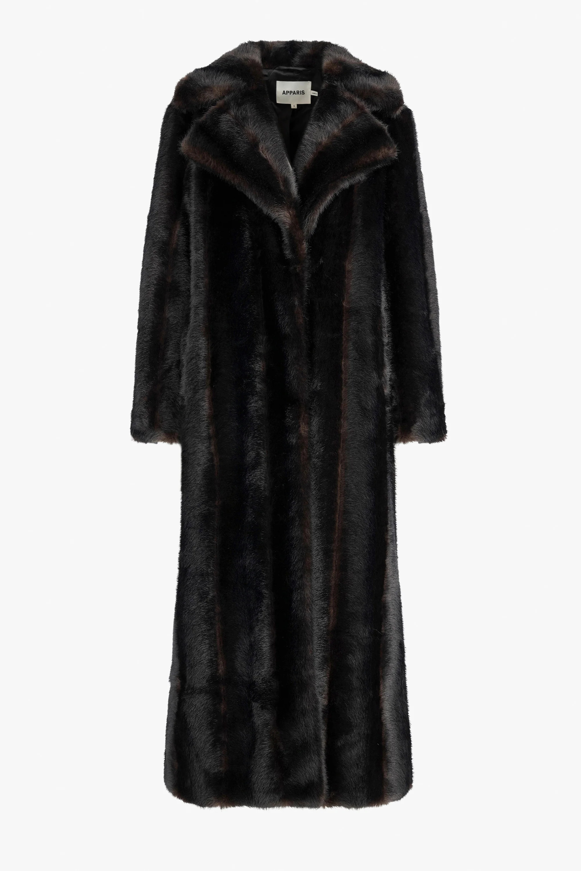 Mantel Gabrielle in Noir Mink | ANITA HASS