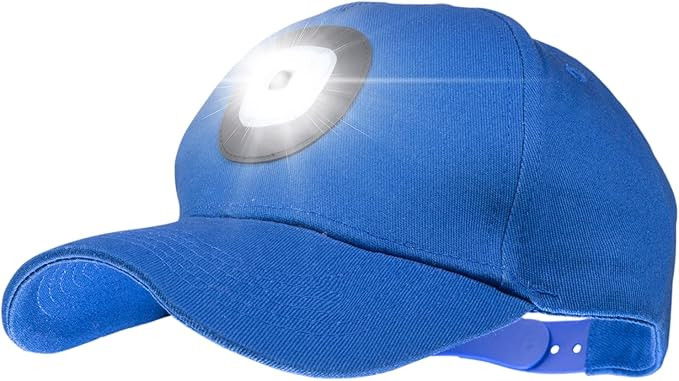 Roq Innovation Headlight Hat LED Baseball Cap, Unisex LED Lighted Hats for Men & Women, Hats With... | Amazon (US)
