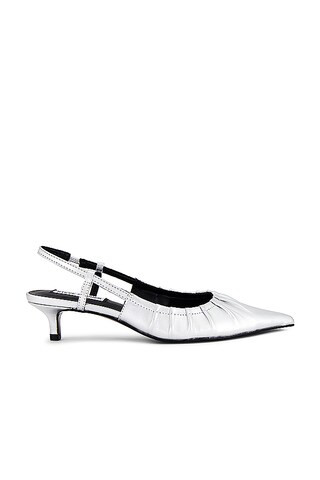 Persona Slingback Heel in Silver | Revolve Clothing (Global)