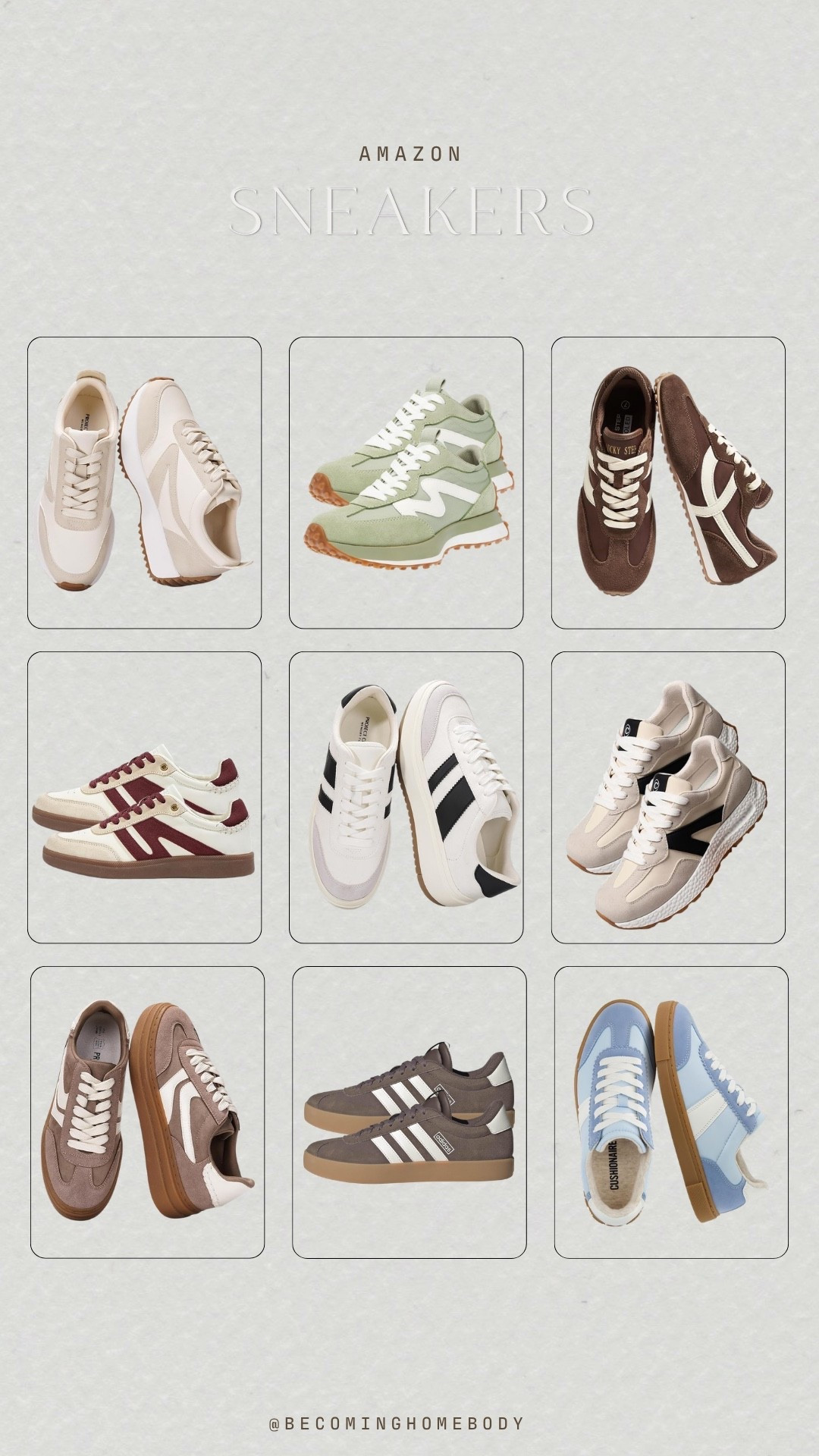 Loving these Amazon sneakers! Such cute & trendy pairs for affordable prices. 👟🤎🙌🏻

#LTKgrwm