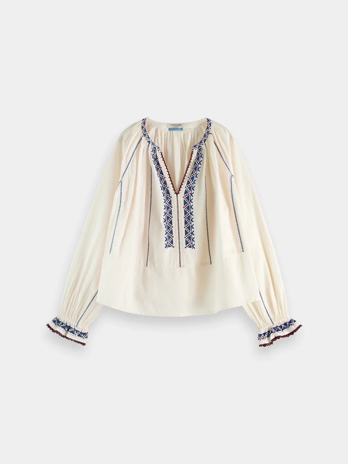 Embroidered blouse | Scotch and Soda (AU)