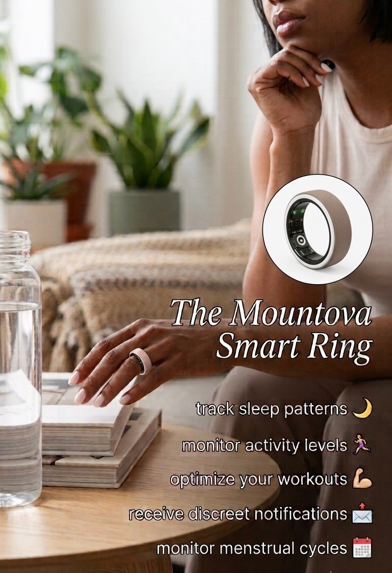This smart ring is redefining personal wellness. Whether I’m tracking daily steps, analyzing sleep quality, or monitoring my menstrual cycle phases, it keeps me connected to my health without compromising my aesthetic. #WearableTech #WellnessEssentials #AestheticTech #SelfCareEveryday

#LTKfitnessgoals #LTKOver40 #LTKU