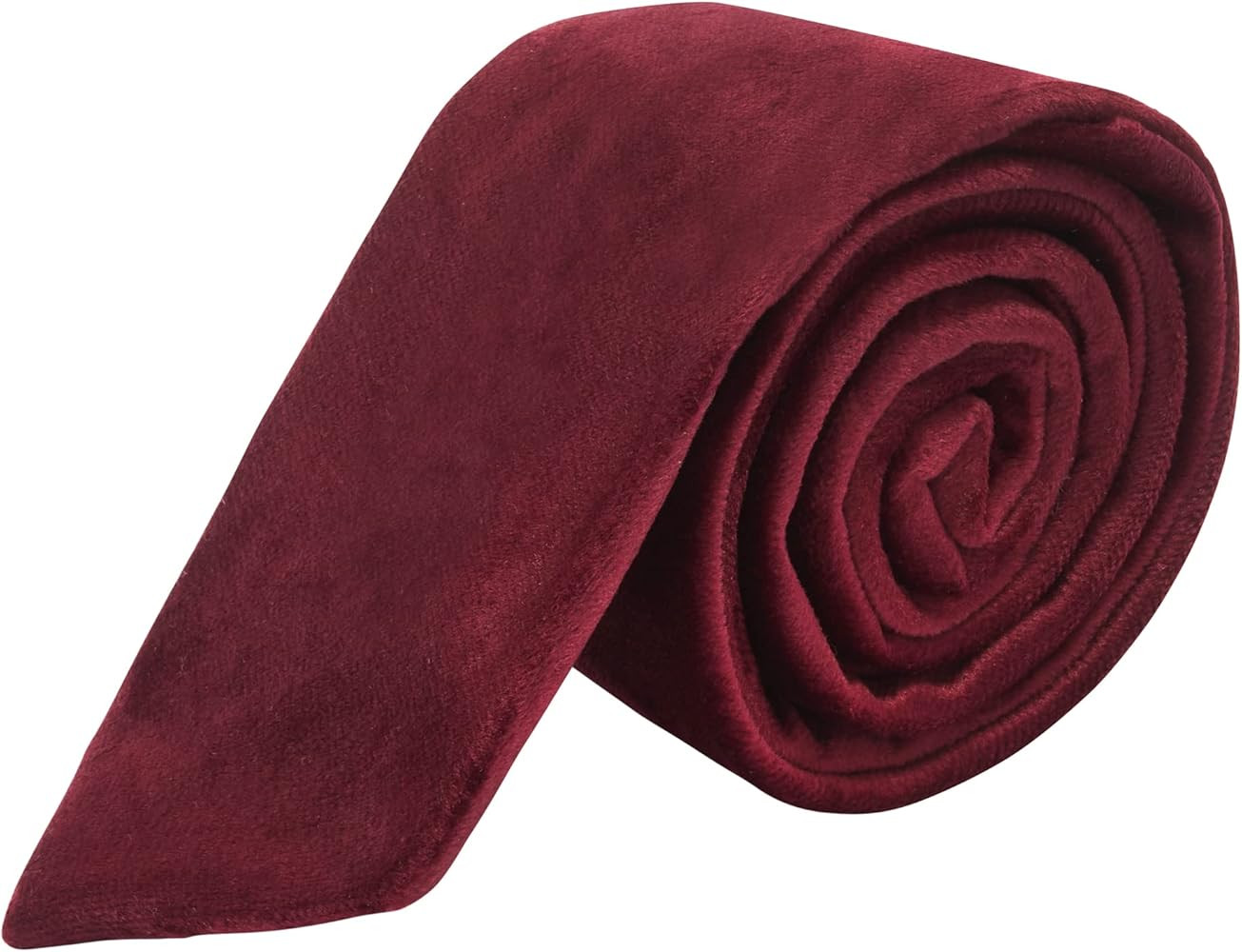 King & Priory Burgundy Velvet Tie | Amazon (UK)
