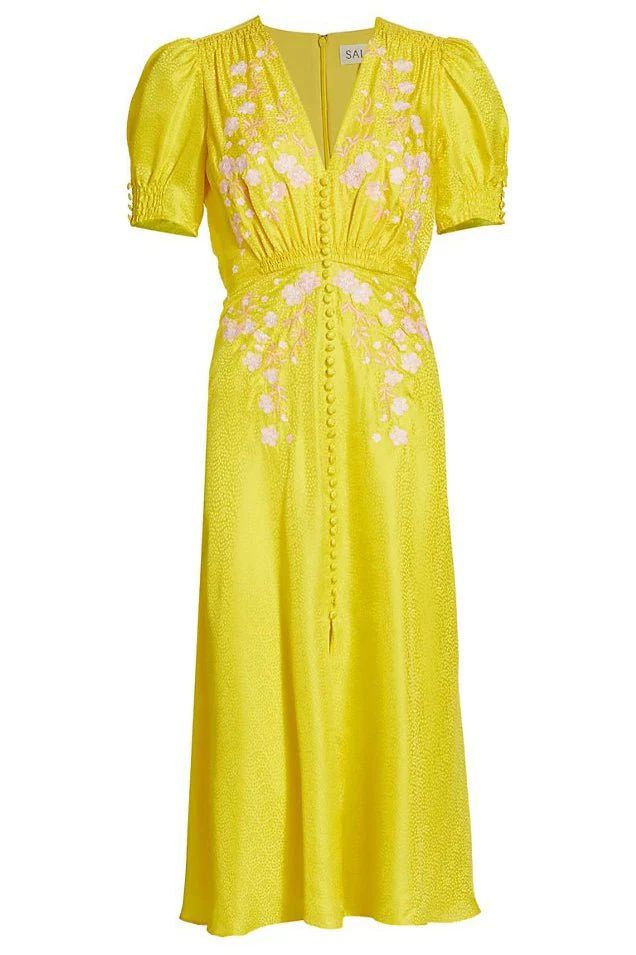 Lea Dress - Bright Lemon | Marissa Collections