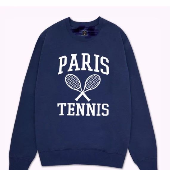 Paris Tennis Sweatshirt  Souvenir Shirt  Paris Trip Shirt | Etsy | Etsy (US)
