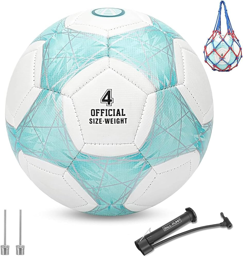 STEEFAN Teal/Blue/Pink Soccer Ball Size 3/4/5 for Kids Outdoor Play,Color Change Soccer Official ... | Amazon (US)