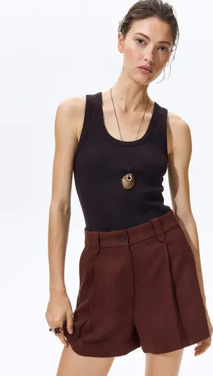 H&M Pleat-front shorts | Nordstrom | Nordstrom