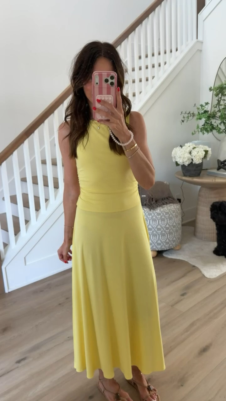 This butter yellow dress is such a standout for summer! The fit is incredibly flattering, the fabric drapes beautifully, and it’s perfect for weddings, showers, vacations, or date nights. One of those dresses you’ll keep reaching for all season. 

Butter yellow dress, Summer dress, Wedding guest dress, Vacation outfit, Midi dress, Date night outfit, Summer fashion, Elevated style, Feminine style, annabrstyle

#LTKootd #LTKSeasonal #LTKTravel