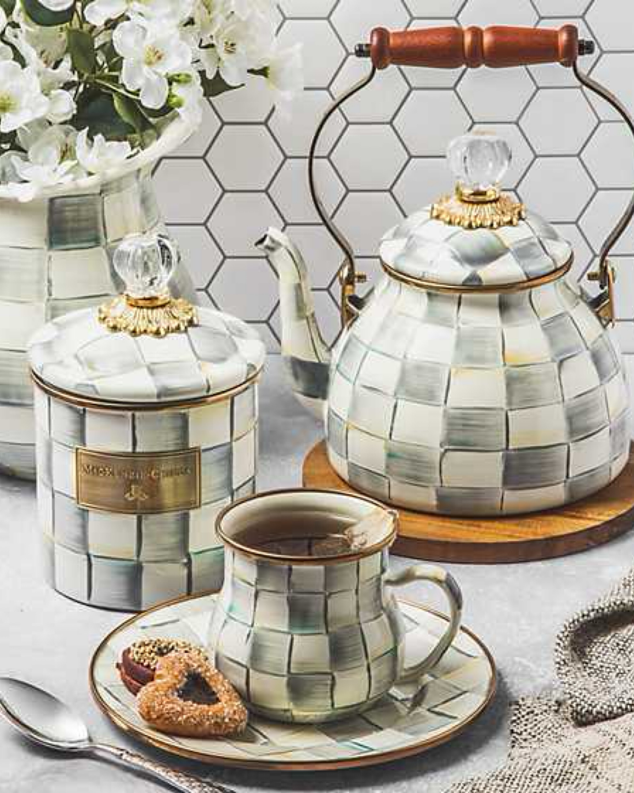 This gorgeous Sterling Check MacKenzie-Childs collection is perfect for summer parties, weddings or gifts.

#LTKWedding #LTKGiftGuide #LTKHome